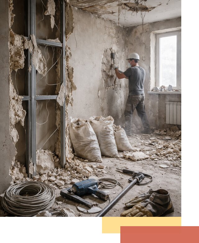 Профессиональный демонтаж зданий и конструкций в Чите