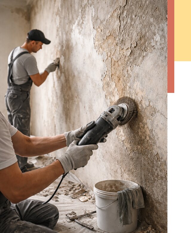 Снятие и удаление краски со стен в Чите от 2174 руб. — ОТДЕЛОЧНИК-Чта