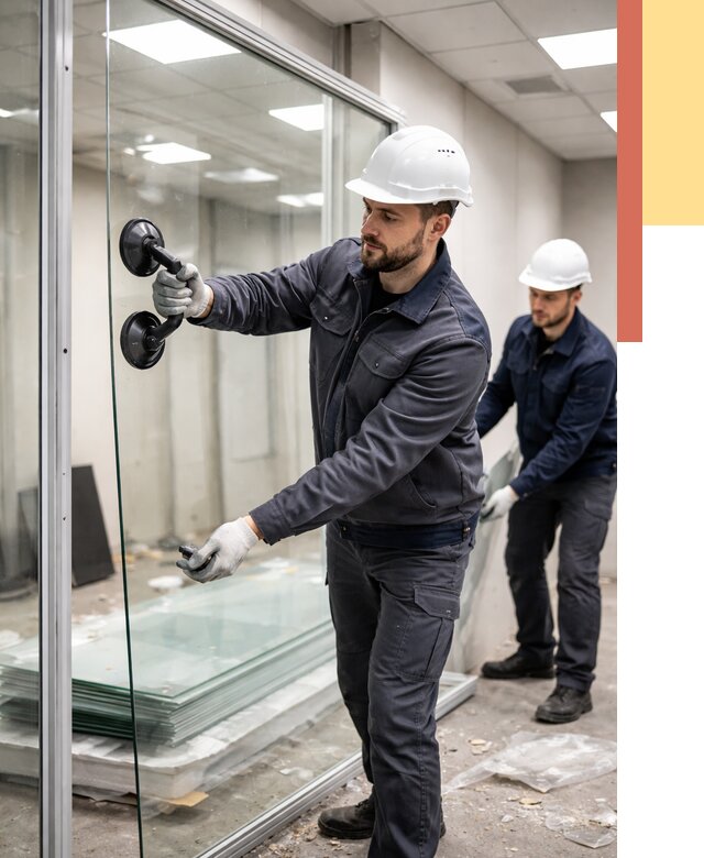 Демонтаж стеклянных перегородок в Чите от 3312 руб. — быстро и недорого | ОТДЕЛОЧНИК-Чта