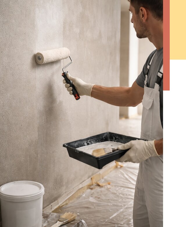 Грунтовка стен в Чите от 2277 руб. м2 — быстро, недорого, с материалом | ОТДЕЛОЧНИК-Чта