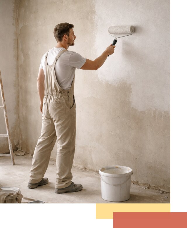 Грунтовка стен под отделку в Чите профессиональным раствором