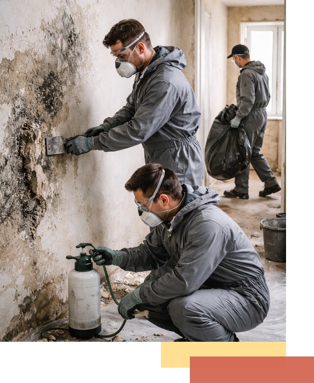 Удаление плесени со стен профессионально в Чите