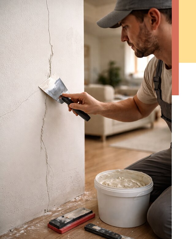 Заделка трещин и сколов в Чите от 2536 руб. — быстро и недорого | ОТДЕЛОЧНИК-Чта