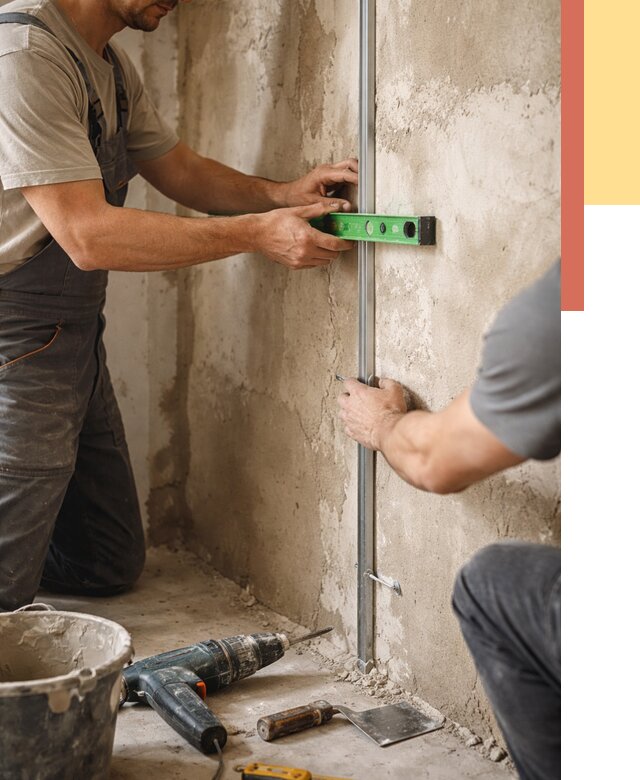 Установка штукатурных маяков в Чите от 7245 руб. — быстро и недорого | ОТДЕЛОЧНИК-Чта