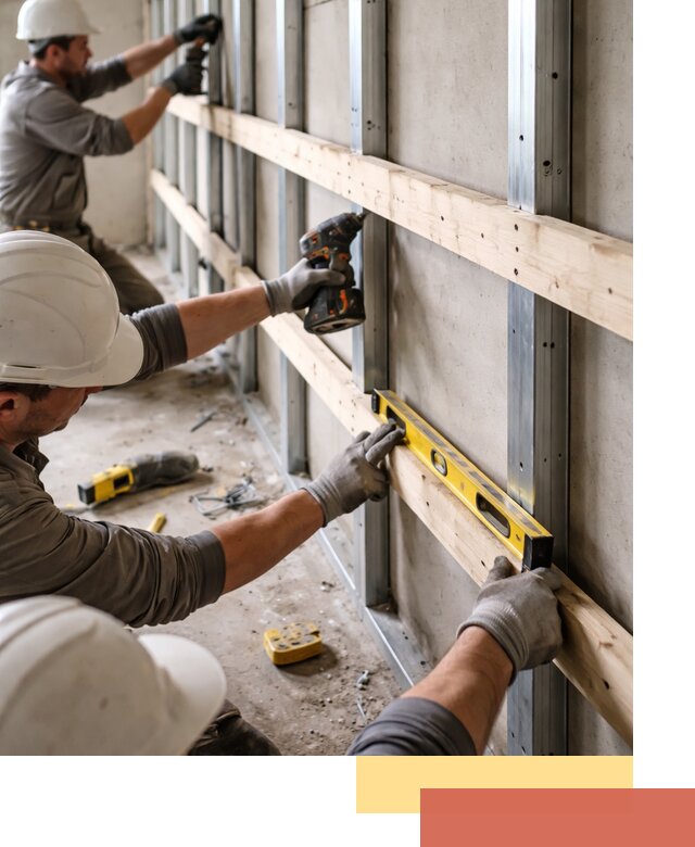 Устройство обрешетки под панели в Чите