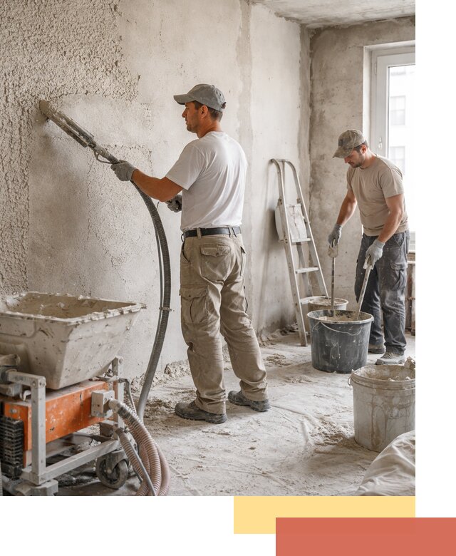 Машинная штукатурка стен в Чите — быстро и качественно