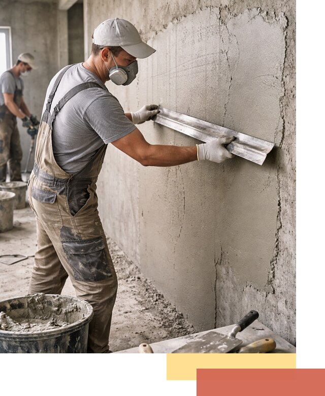 Штукатурка бетонных стен в Чите качественно и долговечно