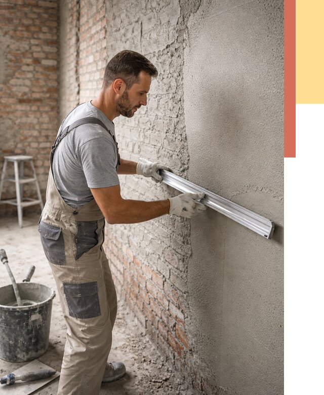 Штукатурка кирпичных стен в Чите от 4658 руб/м2 — быстро и недорого | ОТДЕЛОЧНИК-Чта