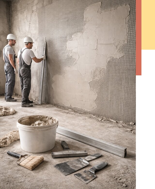 Штукатурка стен по сетке в Чите от 5693 руб./м2 — быстро и недорого | ОТДЕЛОЧНИК-Чта