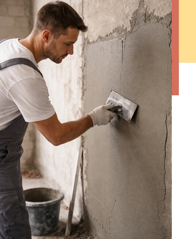 Штукатурка стен под плитку в Чите от 4347 руб./м2 — выравнивание под плитку | ОТДЕЛОЧНИК-Чта