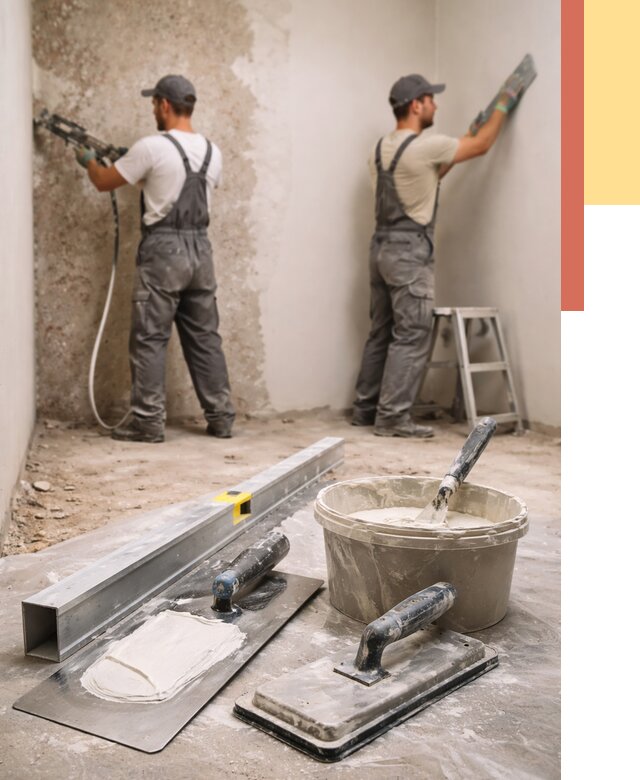 Штукатурка стен под обои в Чите от 4658 руб./м2 — выравнивание под обои | ОТДЕЛОЧНИК-Чта