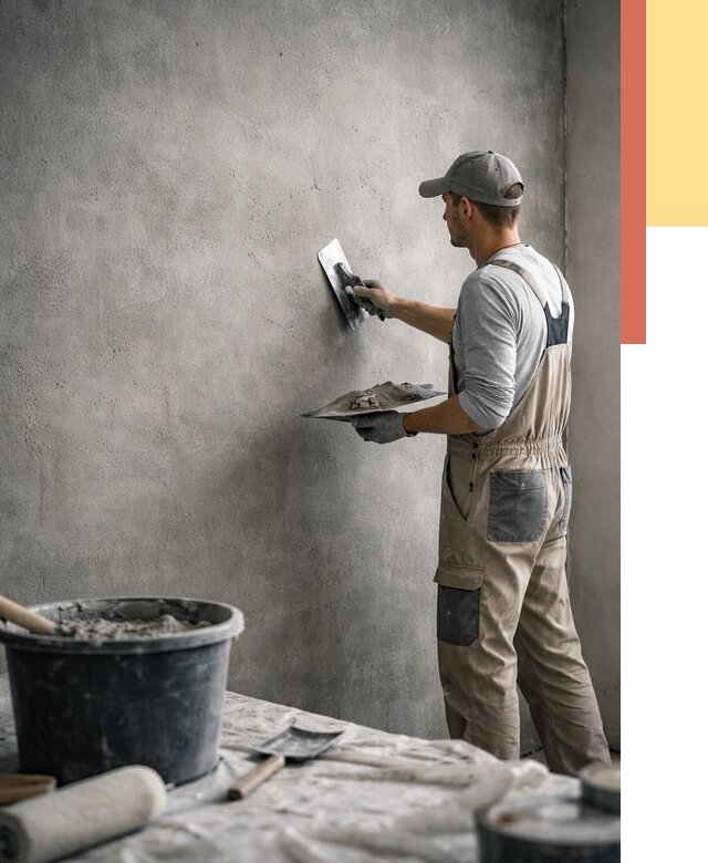 Декоративная штукатурка под бетон в Чите от 2588 руб./м² — нанесение под ключ | ОТДЕЛОЧНИК-Чта