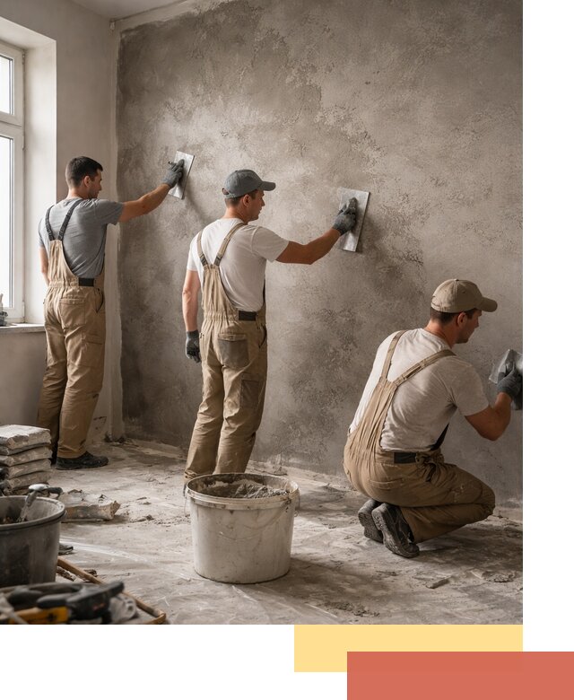 Декоративная штукатурка под бетон в Чите для стен и потолков