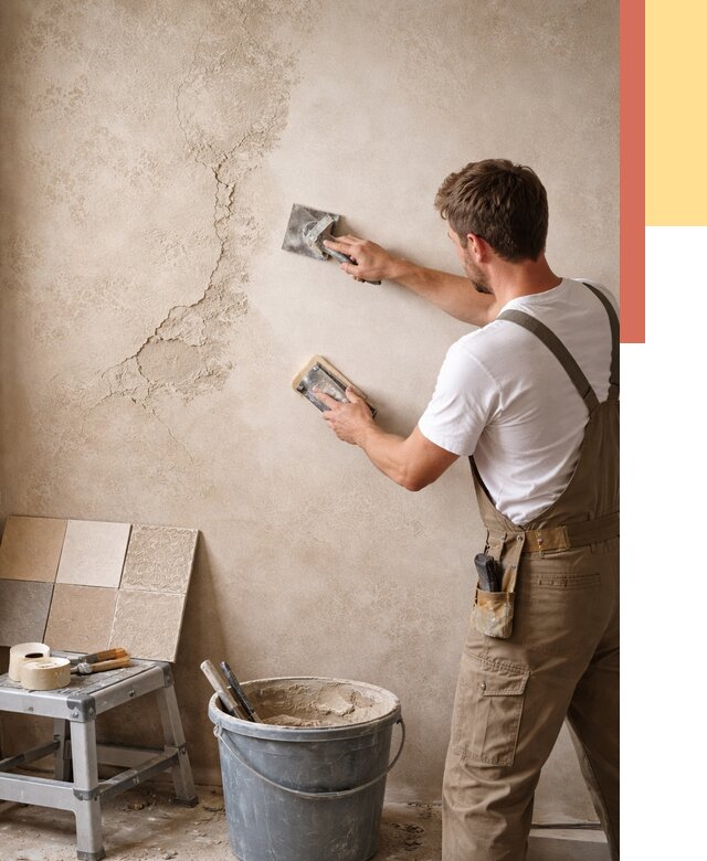 Ремонт декоративной штукатурки в Чите от 4658 руб. под ключ | ОТДЕЛОЧНИК-Чта