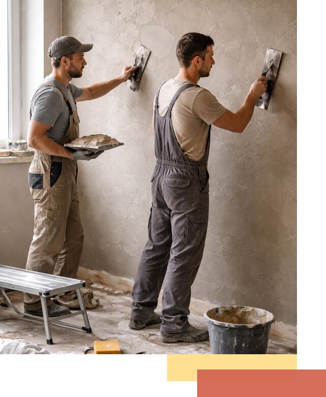 Ремонт декоративной штукатурки и восстановление фактуры в Чите