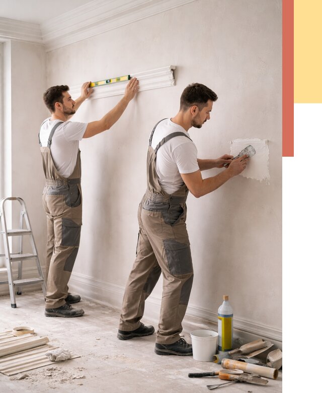 Монтаж лепнины на стены в Чите от 4658 руб. — недорого, быстро | ОТДЕЛОЧНИК-Чта