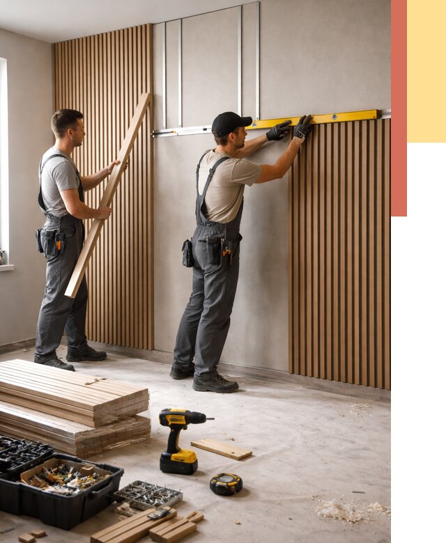 Монтаж реечных панелей на стены в Чите от 1242 руб. — быстро и недорого | ОТДЕЛОЧНИК-Чта