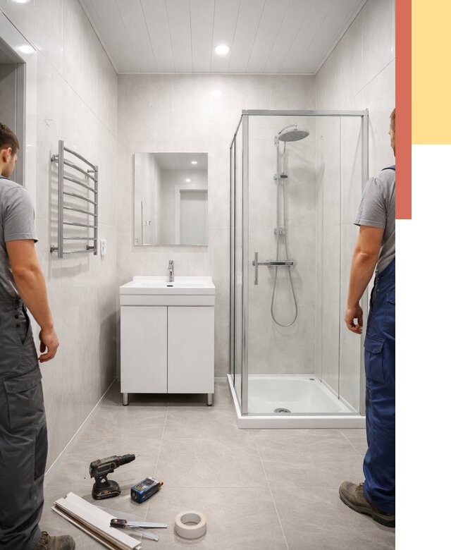 Отделка ванной комнаты панелями ПВХ в Чите от 4658 руб. за м2 | ОТДЕЛОЧНИК-Чта