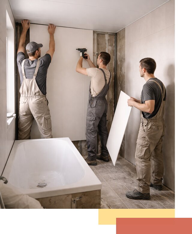 Отделка ванной панели ПВХ профессионально в Чите