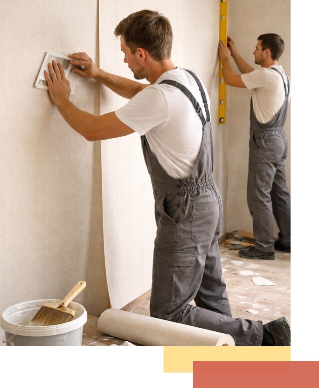 Поклейка бумажных обоев в Чите качественно и недорого