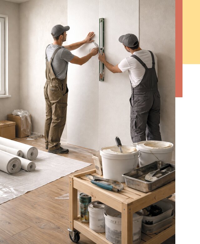 Поклейка стеклообоев в Чите от 6728 руб. за м2 — быстро и недорого | ОТДЕЛОЧНИК-Чта