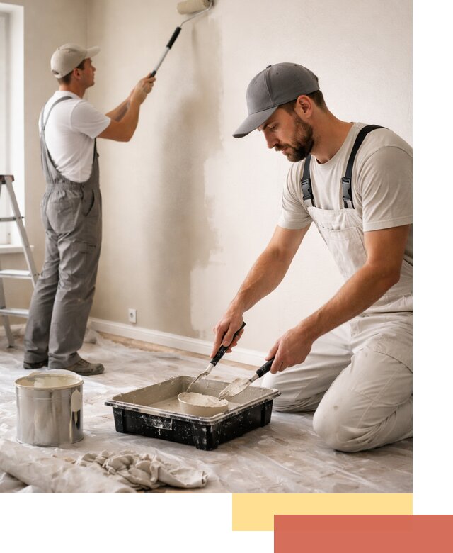 Покраска стен в квартире в Чите — профессионально и аккуратно