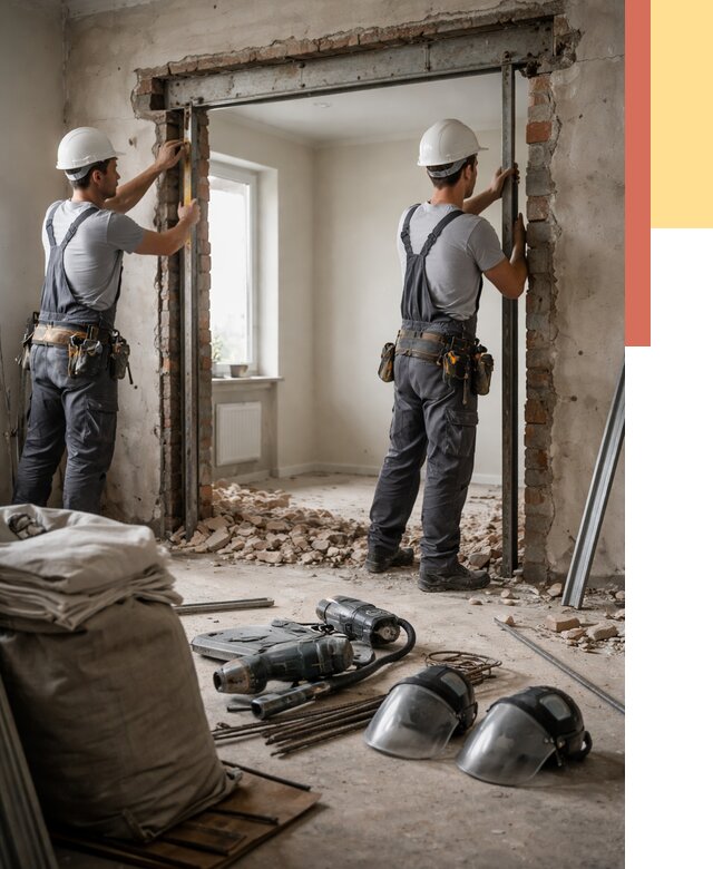 Расширение дверного проема в Чите от 12938 руб. под ключ | ОТДЕЛОЧНИК-Чта