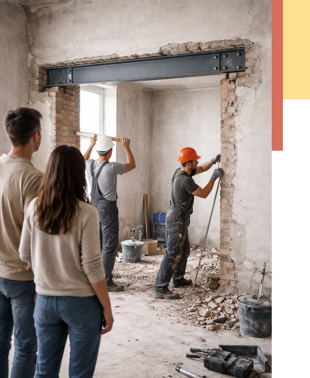 Усиление проема в стене в Чите от 9833 руб. — усиление дверного проема металлоконструкцией | ОТДЕЛОЧНИК-Чта