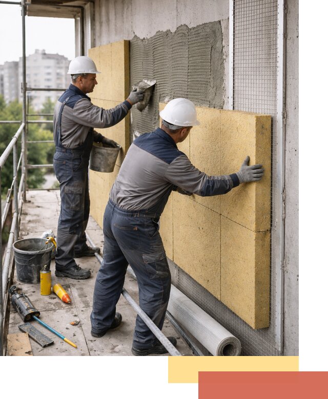 Утепление стен зданий и домов в Чите качественно и надежно