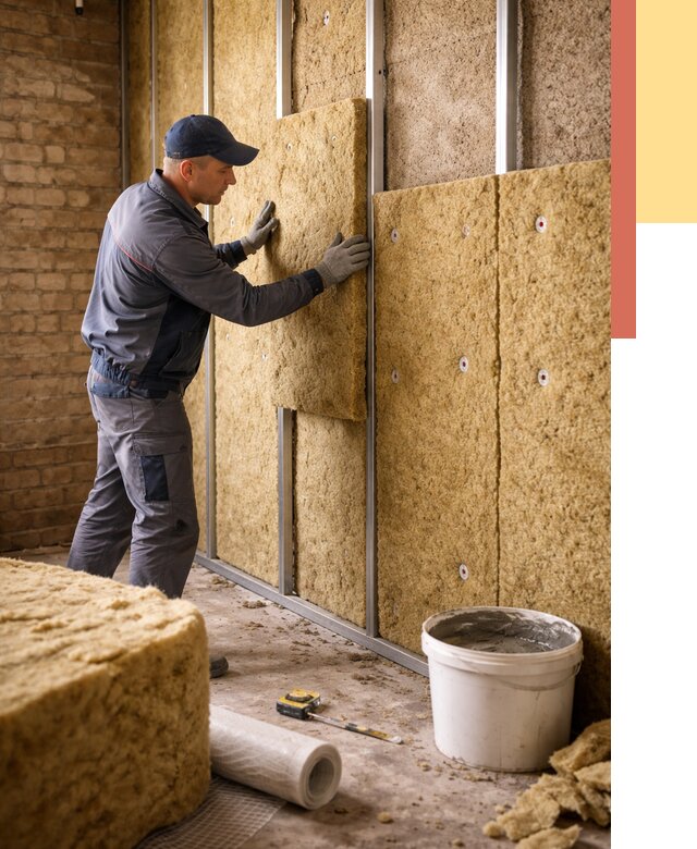 Утепление стен минватой в Чите от 1397 руб./м2 — недорого и быстро | ОТДЕЛОЧНИК-Чта