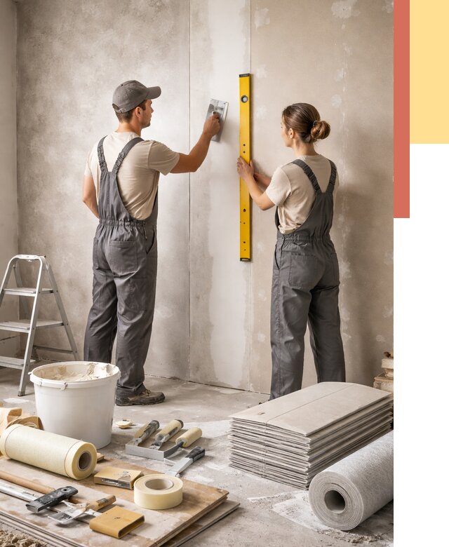 Отделка стен в Чите от 1553 руб/м² — недорого, быстро, под ключ | ОТДЕЛОЧНИК-Чта