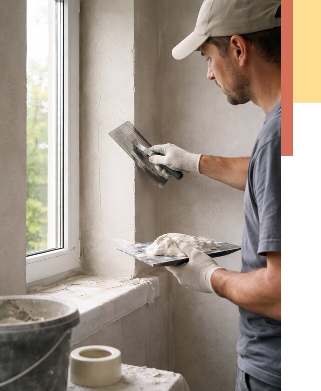 Штукатурка откосов в Чите от 4658 руб/м² — услуги и выравнивание под ключ | ОТДЕЛОЧНИК-Чта