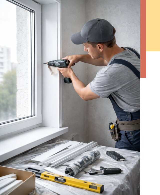 Установка пластиковых откосов в Чите от 2329 руб. | ОТДЕЛОЧНИК-Чта монтаж, быстро и недорого