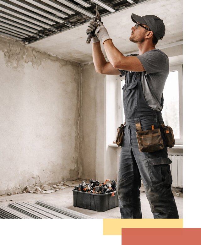 Демонтаж реечного потолка в Чите быстро и аккуратно