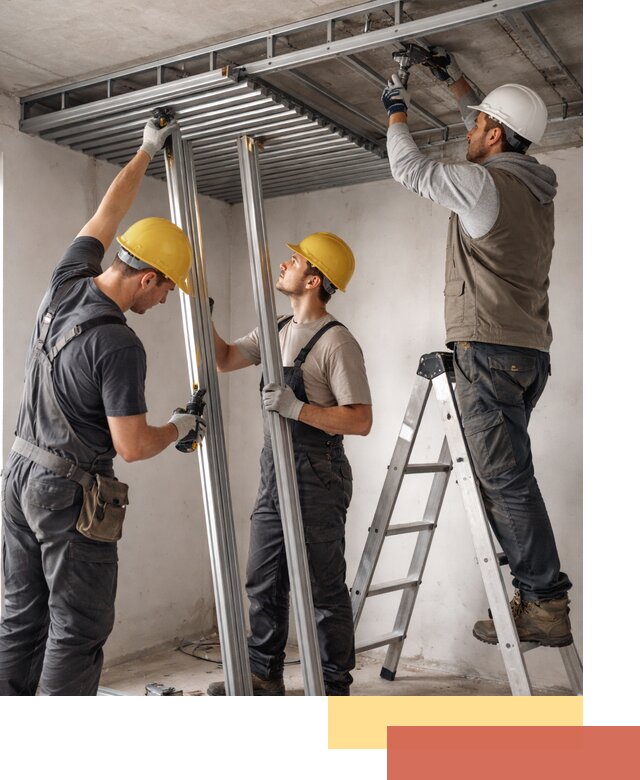 Монтаж реечного потолка под ключ в Чите