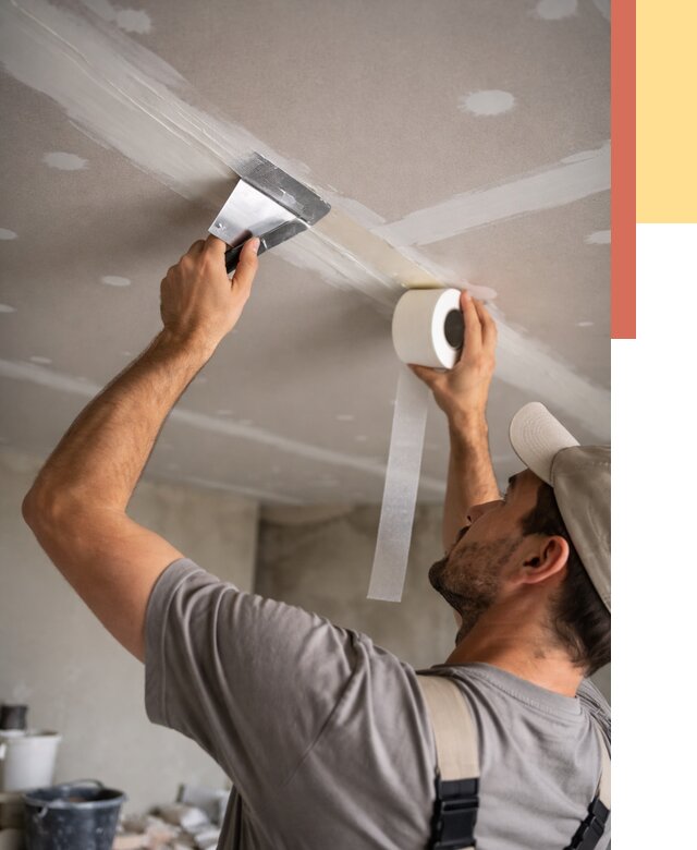 Обработка швов потолка ГКЛ в Чите от 7763 руб. под ключ | ОТДЕЛОЧНИК-Чта