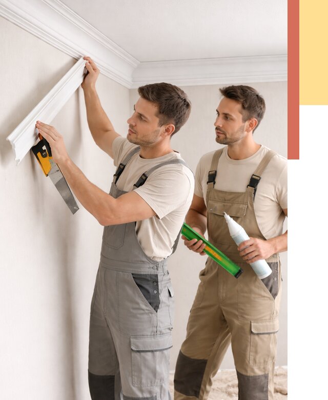 Монтаж потолочного плинтуса в Чите от 2381 руб. — быстро и недорого | ОТДЕЛОЧНИК-Чта