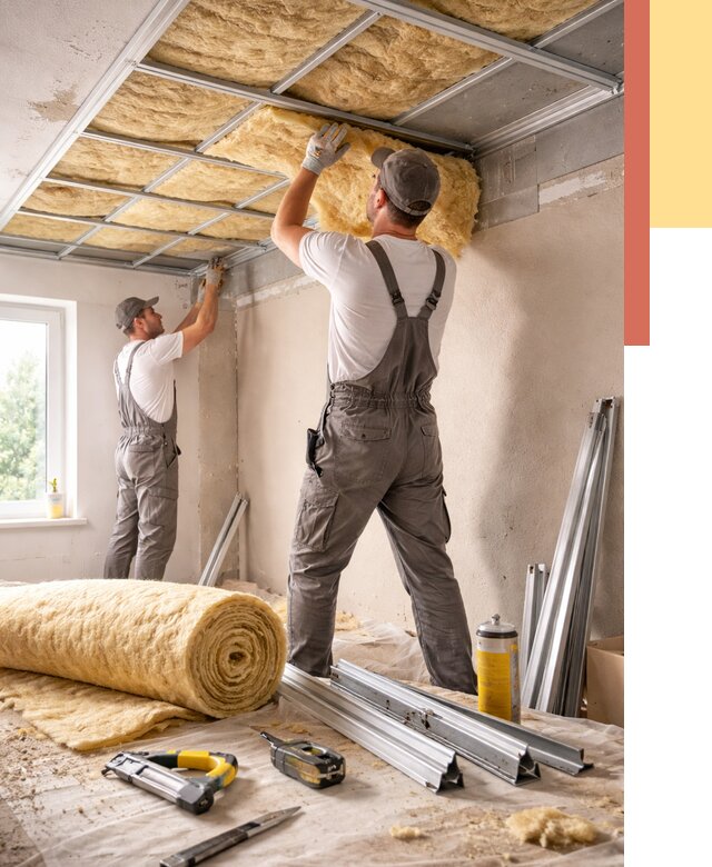 Утепление потолка в Чите от 7452 руб/м2 — недорого, быстро, под ключ | ОТДЕЛОЧНИК-Чта