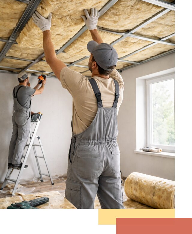 Утепление потолка под ключ в Чите качественно и быстро