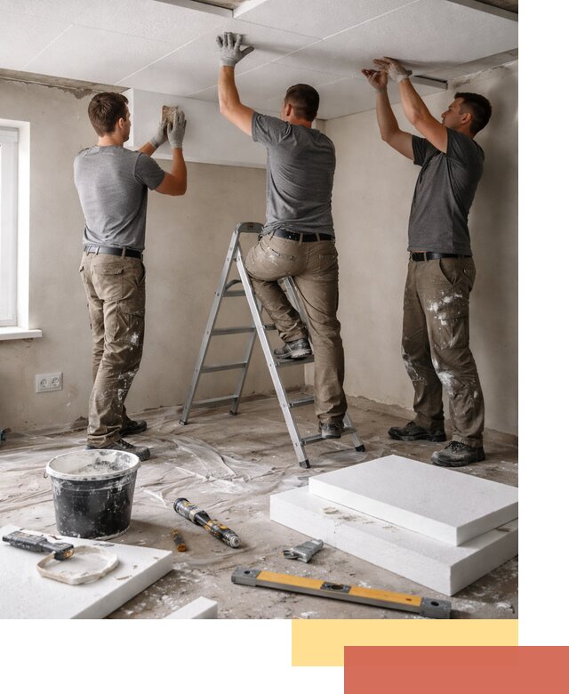 Утепление потолка пенопластом в Чите быстро и качественно