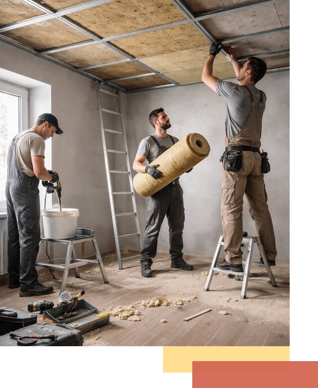 Шумоизоляция потолка в Чите: профессиональный монтаж и отделка