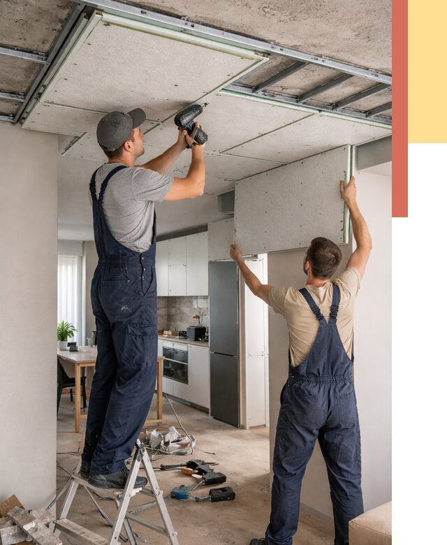 Шумоизоляция потолка панелями зипс в Чите от 1915 руб. под ключ | ОТДЕЛОЧНИК-Чта